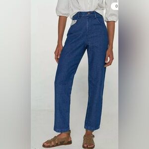 NWT Carleen anthropologie Women's Blue Jeans sz 8/10